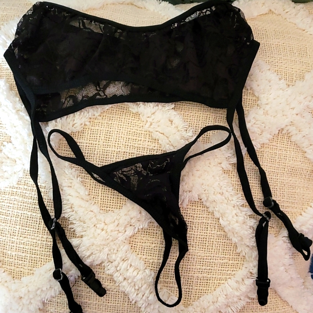 Garter and panty